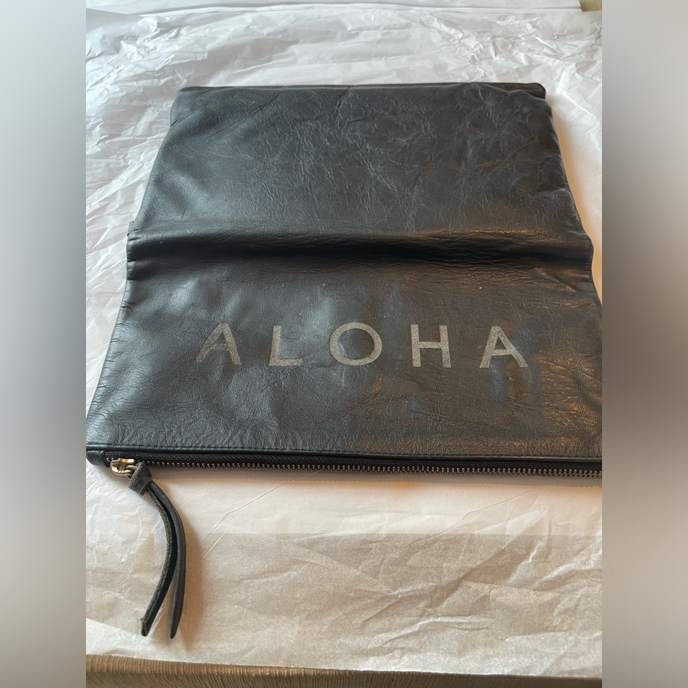 Aloha.  Aloha genuine leather clutch. - Picture 3 of 14